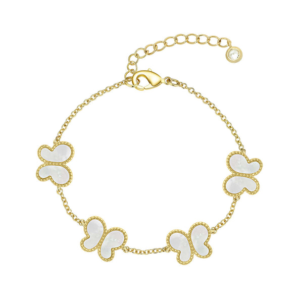 Mother of Pearl Butterfly Bracelet