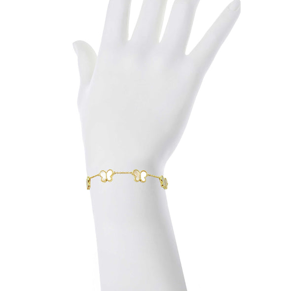 Mother of Pearl Butterfly Bracelet