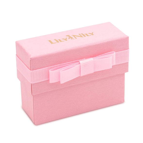 Flat Bow Bracelet (Pink/White)