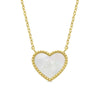 Mother of Pearl Heart Necklace