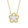 Mother of Pearl Flower Necklace