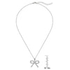 CZ Bow Necklace