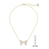 Flat Bow Necklace (White)