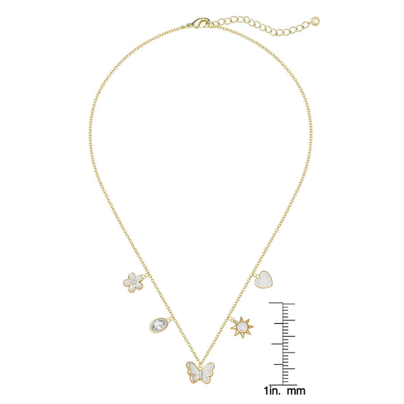 Summer Charms Necklace (White)