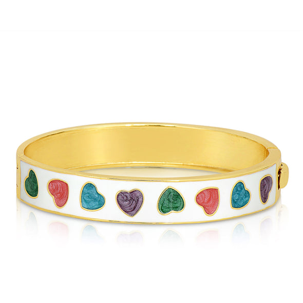 Heart Pattern Bangle