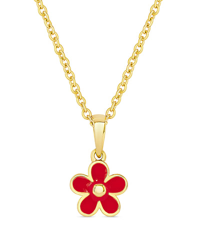 Flower Pendant (Red)