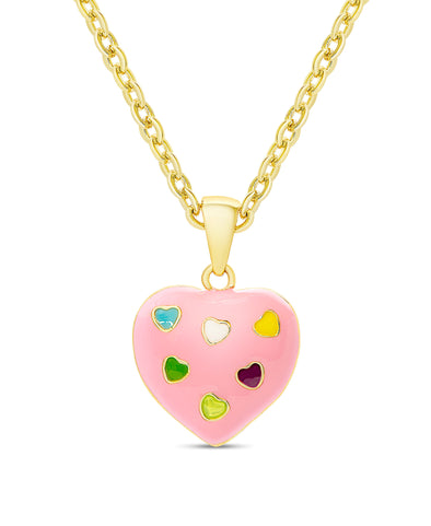 Puffed Heart Pendant