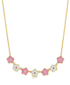 Flower Link Necklace