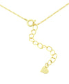 Bow Necklace with CZ